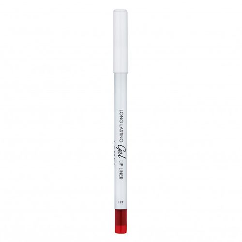 Стойкий гелевый карандаш для губ Lamel Long lasting Gel Lip Liner, №-411