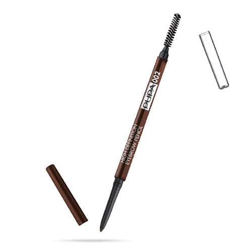 Карандаш для бровей Pupa High Definition EyeBrow Pencil, 002-Коричневый