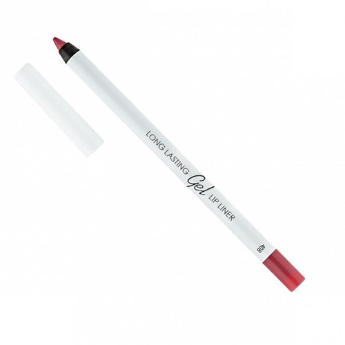 Стойкий гелевый карандаш для губ Lamel Long lasting Gel Lip Liner, №-408
