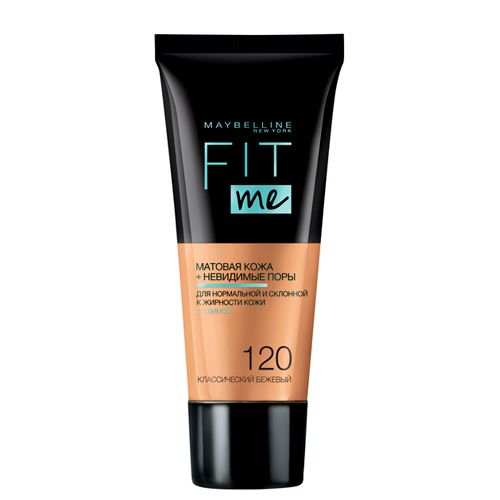 Тональный крем для лица Maybelline Fit Me, 120-Классический-бежевый, 30 мл