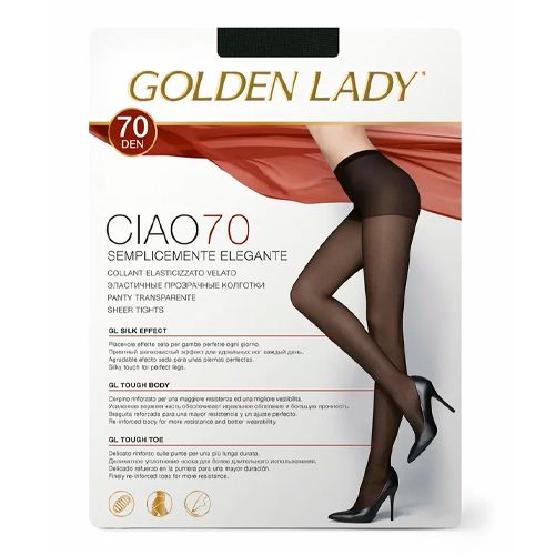 Колготки женские Golden Lady 40FFF GLd Ciao 70 Nero, 3