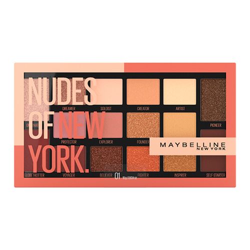 Палетка теней для век Maybelline Nudes of NewYork