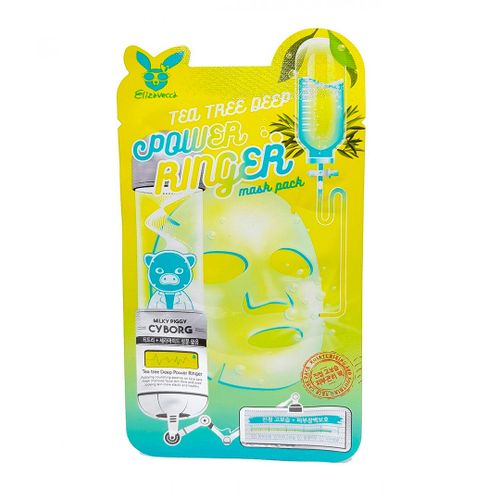 Маска для лица Elizavecca Tea Tree Deep Power Ringer Mask Pack