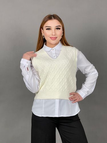 Рубашка Azaly Y-93, Светло-желтый