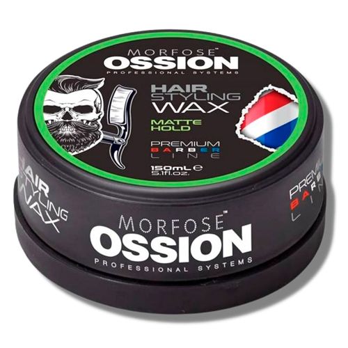 Воск для волос Morfose Ossion Prem .Barber Hair Gel Matte Hold, 150 мл