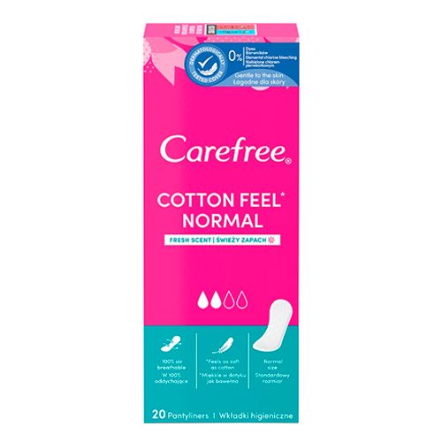 Prokladkalar Carefree® Cotton Feel Normal, 20 d