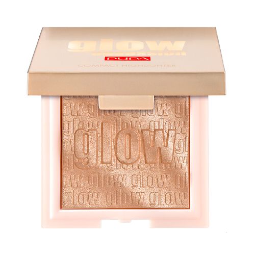 Компактный хайлайтер для лица Pupa Glow Obsession, №-002-Розово-золотой