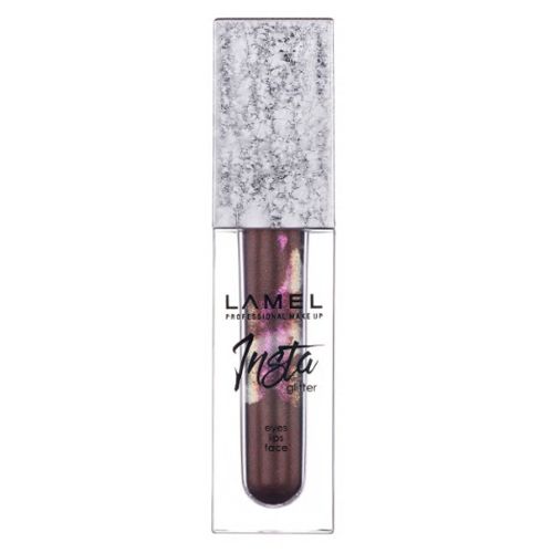 Жидкий глиттер для макияжа Lamel Insta Liquid EyeShadow, №-406