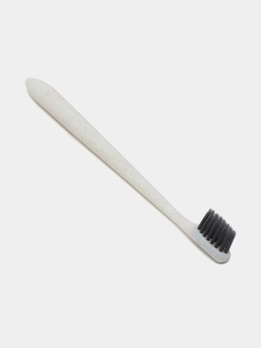 Зубная щетка с угольным напылением, Белый, фото
