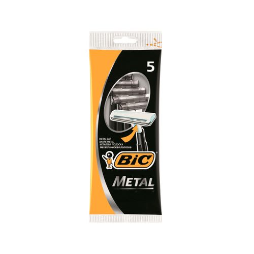 Бритвенный станок BIC Metal, 5 шт