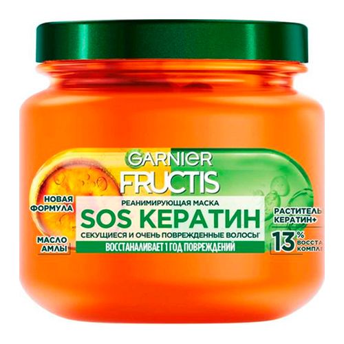 Sochlar uchun niqob Garnier Fructis SOS Qayta tiklash, 320 ml