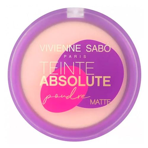Пудраактная матирующая Vivienne Sabo Poudre Matifiante compacte Teinte Absolute matte, №-01