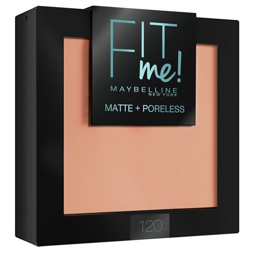 Пудра для лица Maybelline Fit Me матирующая, 120-Классический бежевый