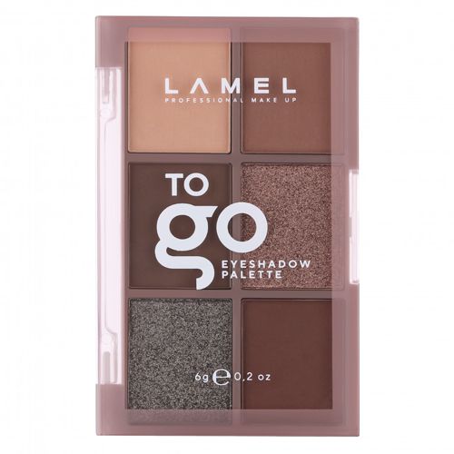 Набор теней для век Lamel To Go EyeShadow Palette, №-402