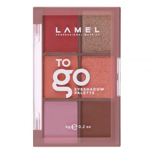 Набор теней для век Lamel To Go EyeShadow Palette, №-404