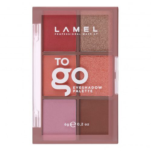 Qovoqlar uchun tenlar to'plami Lamel To Go EyeShadow Palette, №-404