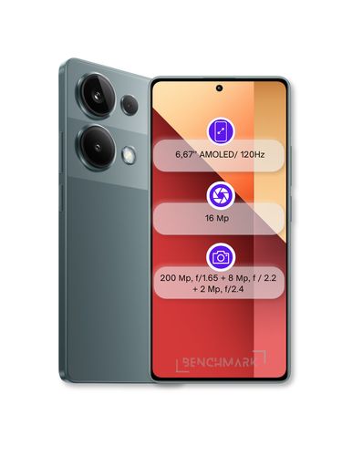 Смартфон Xiaomi Redmi Note 13 Pro, 1 год гарантии, Forest Green, 8/256 GB, купить недорого