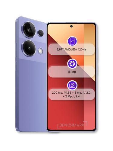 Smartfon Xiaomi Redmi Note 13 Pro, 1 yil kafolat, Lavender Purple, 8/256 GB, в Узбекистане