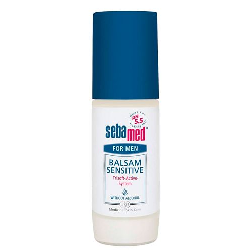 Rolikli dezodorant Sebamed Sensitive Skin Nozik teri uchun erkaklar uchun 24/7 parvarishlash, 50 ml