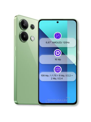 Смартфон Xiaomi Redmi Note 13, 1 год гарантии, Mint Green, 8/128 GB, в Узбекистане