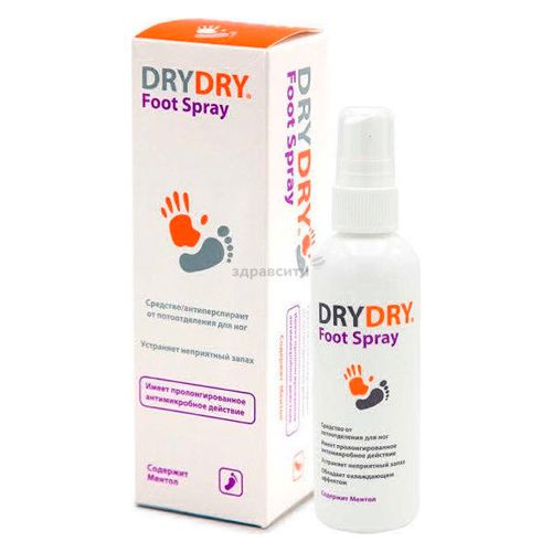 Дезодорант спрей Dry Dry Foot Spray, 100 мл