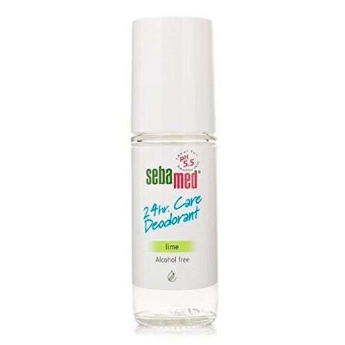 Roll-on deodorant Sebamed Sensitive Skin Care 24/7 nozik teri uchun ohak hidli, 50 ml