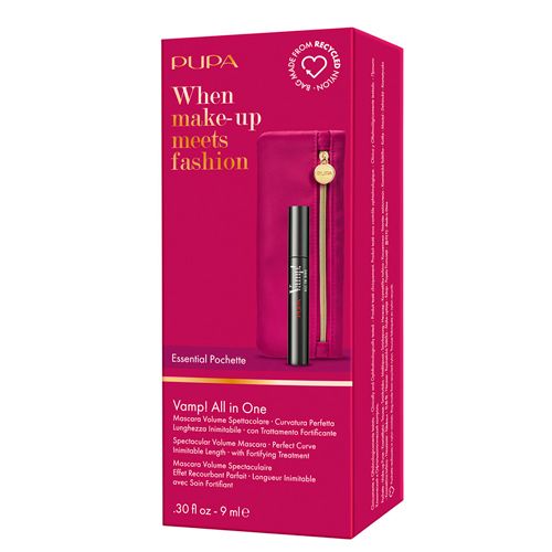 Набор Pupa Тушь Vamp! Mascara All In One + косметичка