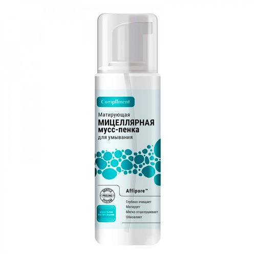 Yuvinish uchun misellyar muss-ko'pik Compliment matlashtiruvchi, 150 ml