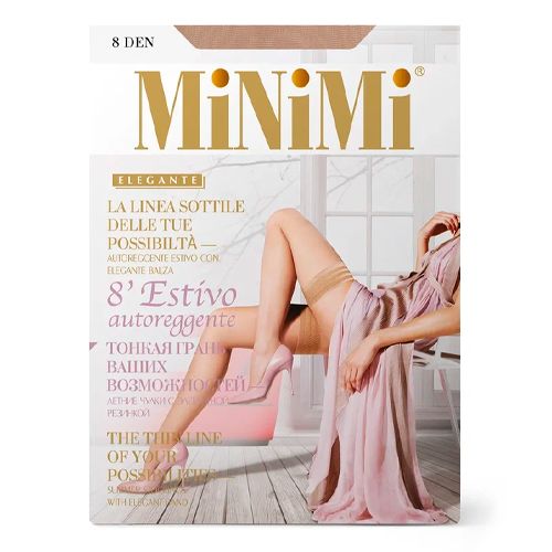 Чулки женские MNM Estivo 8 Mini Estivo 8 Daino, 4-L-XL