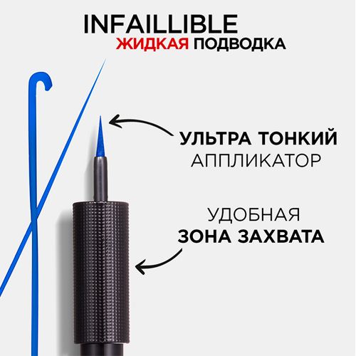 Матовая подводка для глаз L'Oreal Paris Matte Signature, №-02, купить недорого