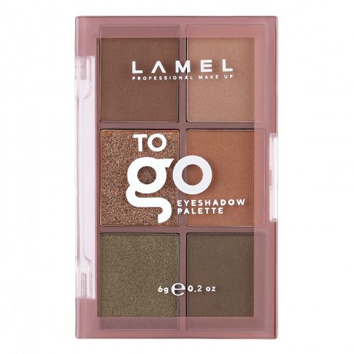 Qovoqlar uchun tenlar to'plami Lamel To Go EyeShadow Palette, №-403