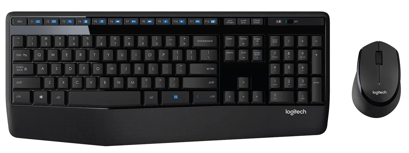 Kлавиатура+мышь Logitech MK345 Comfort, Черный