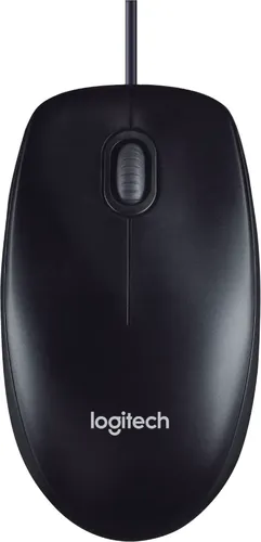 Мышь проводная Logitech M90, Черный