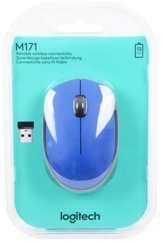 Мышь беспроводная Logitech M171, Синий, фото