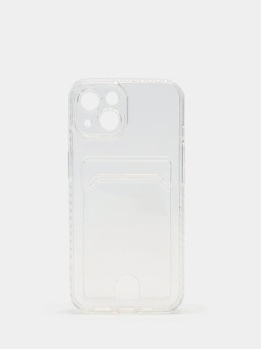 Чехол для iPhone 15 с карманом для карт модель