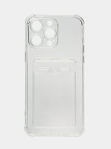 Чехол для iPhone 15 Pro Max с карманом для карт модель