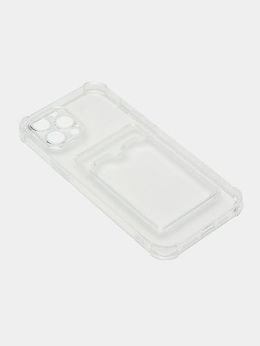 iPhone 11 Pro Max uchun g'ilof karta cho'ntak modeli bilan