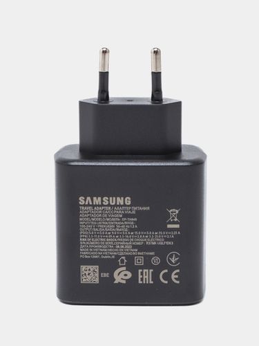 Сетевое зарядное устройство Samsung Travel Adapter 45 W USBType-C To Type-C Black, arzon