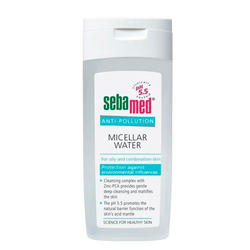 Мицеллярная вода Sebamed Anti-Pollution micelar water oily and combination Skin, 200 мл