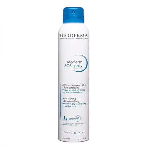 Спрей против зуда и сухой кожи Bioderma Atoderm SOS Spray Aerosol, 200 мл