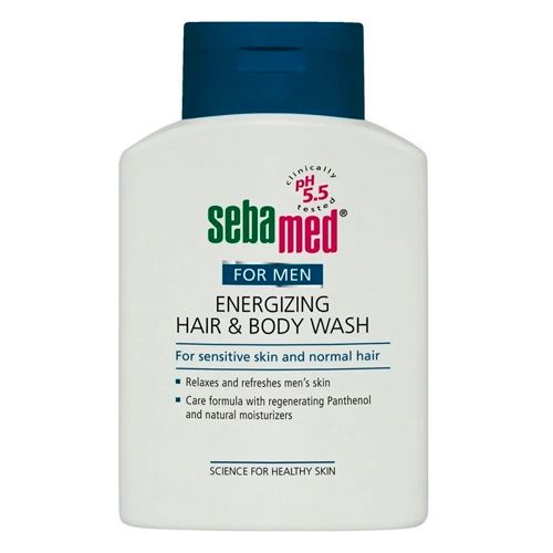 Энергетичекий гель Sebamed For Men energizing hair & Body wash для мытья волос и тела для мужчин 200 мл