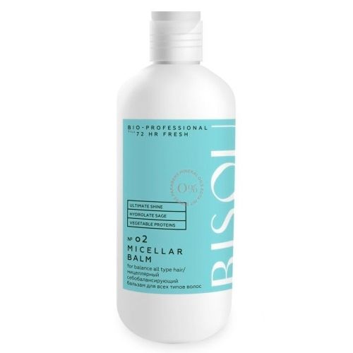 Мицеллярный бальзам Bisou Bio-Prof 72 HR Fresh для всех типов волос, 285 мл