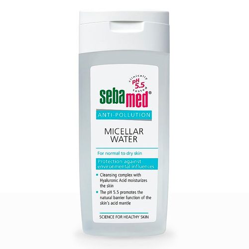 Мицеллярная вода Sebamed Anti-Pollution micelar water normal to dry Skin, 200 мл