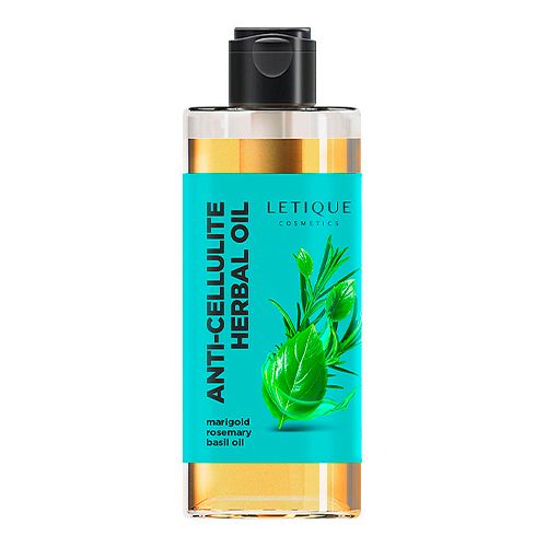 Антицеллюлитное крио масло Letique Cosmetics Anti-Cellulite Herbal Oil, 150 мл