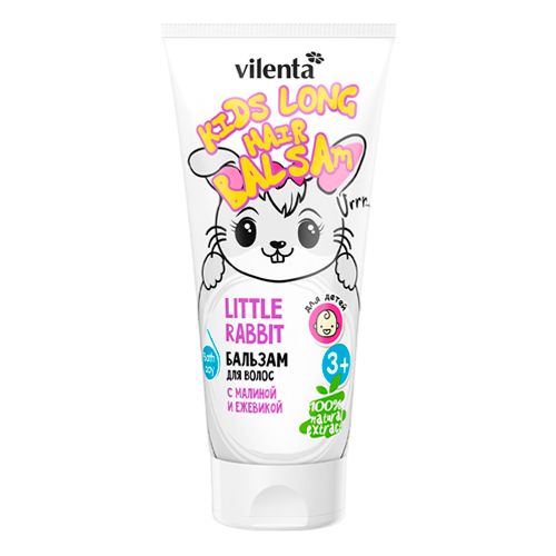 Balzam 7Days sochlar uchun Little Rabbit malina va ejevika bilan, 200 ml