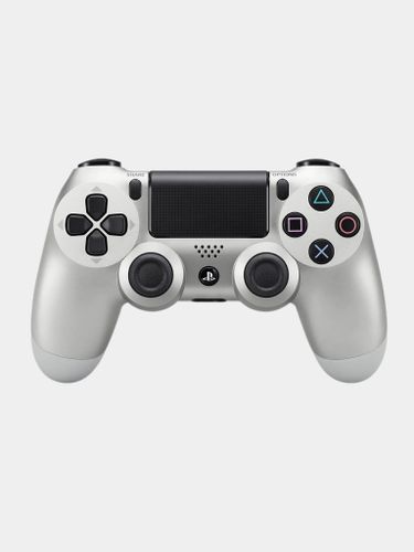 Беспроводной геймпад Sony DualShock 4 для ПК и Playstation 4, Серебрянный, фото