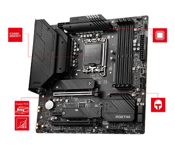 Материнская плата MSI MAG B660M Mortar Wi-Fi DDR4