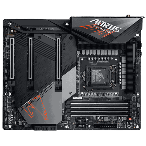 Ona plata Gigabyte Z590 Aorus Master DDR4