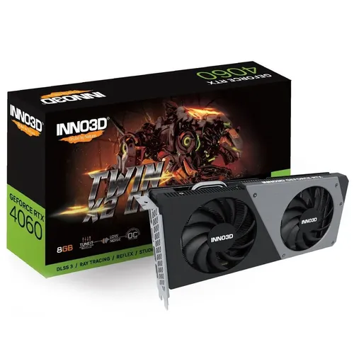 Videokarta Inno3D GeForce RTX 4060Ti Twin X2 | 8 GB | GDDR6