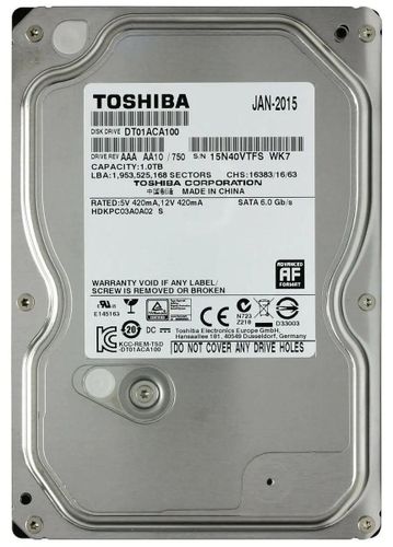 Qattiq disk Toshiba HDD OEM, 4 TB